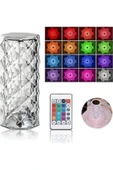 Kristal Dokunmatik Masa Lambası Full Rgb Dekoratif Aydınlatma - 3
