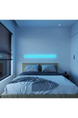 Uzaktan Led Abajur Aplik Gece Lambası Rgb 256 Renk Lambader Yuksek Işık Sistemi / 120cm - 3