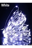 8 Modlu Usb Li Kumandalı 10 M Peri Led Dekoratif Amaçlı Beyaz - 1