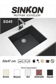 Antrasit Granit Evye 52x47 - 1