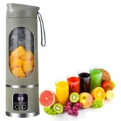 Ayt Powermaster Pm-25964 Taşınabilir Dijital Ekranlı Meyve Sıkacağı Şarjlı Blender Kamp Sporcu Meyve Sıkıcı - 3