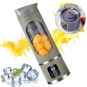 Ayt Powermaster Pm-25964 Taşınabilir Dijital Ekranlı Meyve Sıkacağı Şarjlı Blender Kamp Sporcu Meyve Sıkıcı - 1