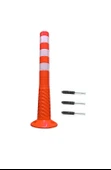 Park Yapılmaz Otopark Seti (2 Adet 8075 Delinatör + 2 Adet Levha +3 Metre 8mm Plastik Zincir) - 2