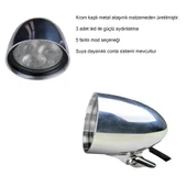 MST KROM METAL MOTOSİKLET SİS FARI - 1