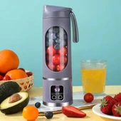 Ayt Powermaster Pm-25965 Taşınabilir Dijital Ekranlı Meyve Sıkacağı Şarjlı Blender Kamp Sporcu Meyve Sıkıcı - 2
