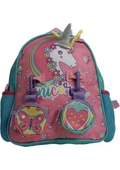 Vest Anaokulu Sırt Çantası Turkuaz Pembe Unicorn thumbnail 4