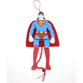 Ahşap Sallanan Süperman Figürü - 1
