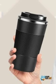 Çift Katmanlı Paslanmaz 304  Çelik Sızdırmaz Termos Bardak 500 ml Kupa Araç Kahve Çay Termos ,Mug - 1