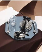 Affinity Nişan Kahve Tepsisi Gümüş Siyah - 1