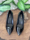 Pierre Cardin Siyah Rugan Topuk Ayakkabı (51752) - 1