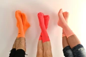 Sporcu Tenis 3'lü Pamuklu Neon Soket  Çorap Seti - 2
