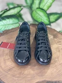Pierre Cardin Bağcıklı Siyah Rugan Sneaker Ayakkabı 52245 thumbnail 2