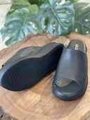 Pierre Cardin Yüksek Taban Siyah Terlik PC7172 - 6
