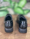 Pierre Cardin Bağcıklı Siyah Rugan Sneaker Ayakkabı 52245 thumbnail 5