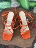 Pierre Cardin Bilekten Bağcıklı Turuncu Kadın Ayakkabı PC52269 thumbnail 1