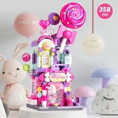 Keeppley City Corner K28012 Sky Candy Shopre Gökyüzü Şeker Dükkanı Yapı Blokları Oyuncak Seti - 3