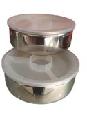 Master MTR-YT2000 3lü Çelik Yemek Termosu Sefer Tası Yemek Taşıma Kabı 2 Litre - 4