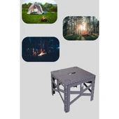 Piev Katlanır Çok Amaçlı Kolay Taşınır Kamp Piknik Masası thumbnail 1