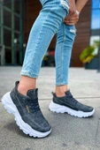 CH089 CBT Low Top Lace Up Erkek Ayakkabı ANTRASIT thumbnail 3