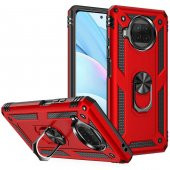 Xiaomi Mi 10T Lite 5G Kılıf Zore Vega Yüzük Standlı Zırh Kılıf - 10