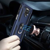 Xiaomi Redmi Note 9 Pro Kılıf Zore Vega Yüzüklü Standlı Zırh Kılıf - 8