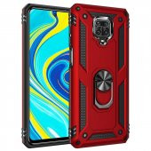 Xiaomi Redmi Note 9 Pro Kılıf Zore Vega Yüzüklü Standlı Zırh Kılıf - 4