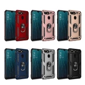 Oppo A12 Kılıf Zore Vega Yüzüklü Standlı Zırh Kılıf thumbnail 9