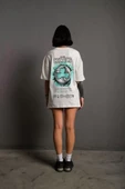 Kadın  Baskılı T-shirt - Beyaz - 1