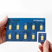 AgaKulche Kumbara 10 x 1 gr 995 24 Ayar Nadir Külçe Altın - 3