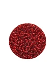 Dökme Cam Kum Boncuk (11/0) 2 mm - 60 Gram -  Şeffaf Koyu Kırmızı - BNC050 thumbnail 2