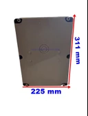 MUTLUSAN 225x311x132 Kombinasyon Kutusu Termoplastik Gri IP65 (Boş) - 4