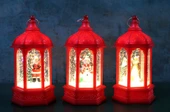 Yılbaşı Temalı Işıklı Kar Küresi Alk3218 - 1
