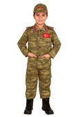 Single Sword Çocuk Asker Kıyafeti - 1
