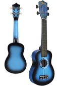 Midex UKX-600BL Sunburs Efektli Maun Concert Ukulele Full Set - 2
