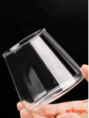 2 Adet Borosilikat Sunum Bardağı, Kahve Bardağı, Meşrubat Bardağı, Isı Dayanıklı Bardak (400 ml) Utea thumbnail 4