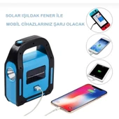 Güneş Enerjili Işıldak ve Powerbank Özellikli Kamp Lambası - 2