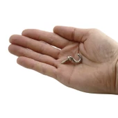 Çengelli Duvar Dolap Çekmece Kapı Metal Anahtar Askı Anahtarlık Askısı Vidalı (5 ADET) thumbnail 2