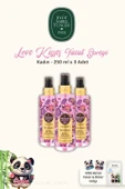 3 Adet Eyüp Sabri Tuncer Pj Body Splash Love Kisses 250 ml ve ROSIE Pamuk 60'lı thumbnail 1