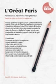 3 Adet Loreal Paris Paradise Göz Kalemi 101 Midnight Black ve ROSIE - 2