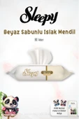 Sleepy Beyaz Sabun Kokulu Islak Havlu Mendil 90 Adet ve ROSIE thumbnail 1