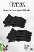 2 Adet Tarko Hydra 2192 Saç Pensi 4 Lü Siyah ve ROSIE thumbnail 1