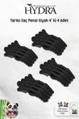 4 Adet Tarko Hydra 2192 Saç Pensi 4 Lü Siyah ve ROSIE thumbnail 1
