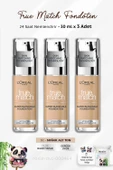 3 Adet Loreal Paris True Match Fondöten 3C Soğuk Alt Ton ve ROSIE Pamuk thumbnail 1