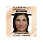 3 Adet Loreal Paris True Match Nude Fondöten Serum 3-4 Light-Medium ve ROSIE thumbnail 3