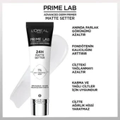 3 Adet Loreal Paris Prime Lab 24H Matlaştırıcı Makyaj Bazı ve ROSIE Pamuk - 8