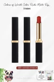 3 Adet Loreal Paris Intense Volume Matte Ruj - 200 Orange Stand Up ve ROSIE thumbnail 1