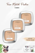 3 Adet Loreal Paris True Match Pudra 5.D-5.W Golden Sand ve ROSIE thumbnail 1