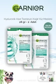 2 Adet Garnier Kağıt Yüz Maskesi Tazeleyici Hyaluronik Aloe 28 gr ve ROSIE thumbnail 1