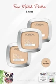 Loreal Paris 3 Adet  True Match Pudra 2.N Vanilla ve ROSIE thumbnail 1