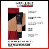 3 Adet Loreal Paris Infaillible Matte Fondöten SPF25 Warm Undertone 260 ve ROSIE thumbnail 3